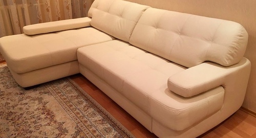 Обивка углового дивана.  Климовск